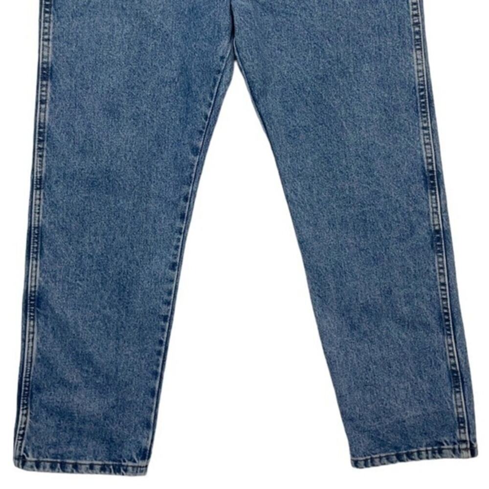 Vintage Rustler Denim Blue Jeans Men’s Size 38 x 29 medium wash distressed - Picture 7 of 10